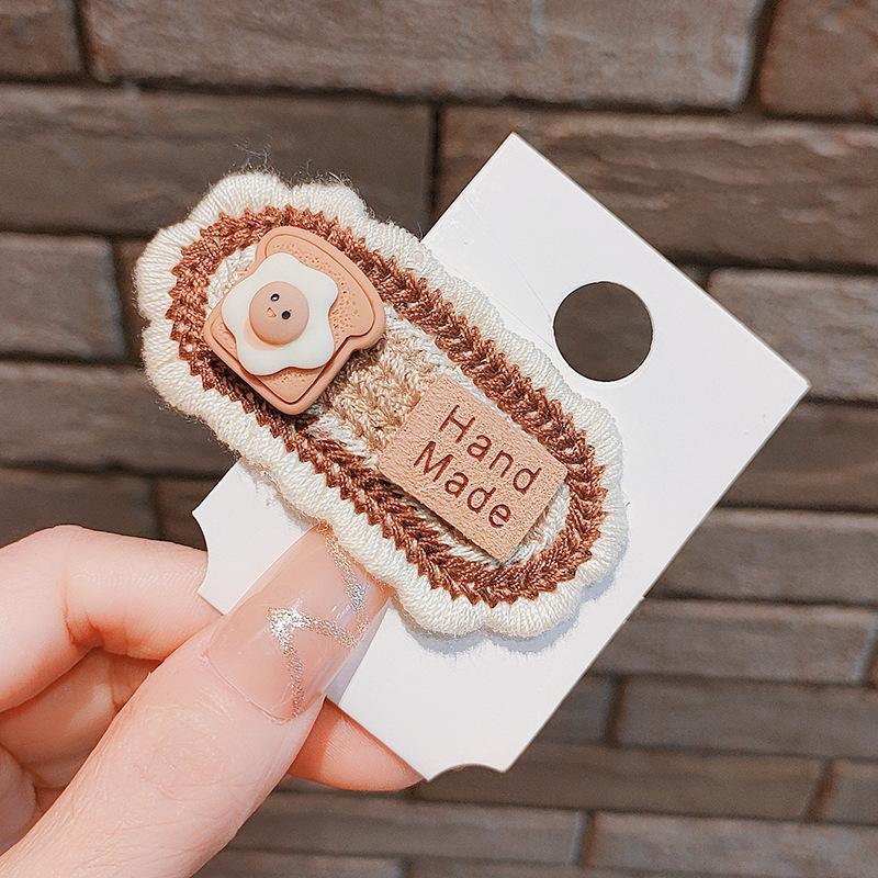 Curry Cute Knit Hairpin Bow