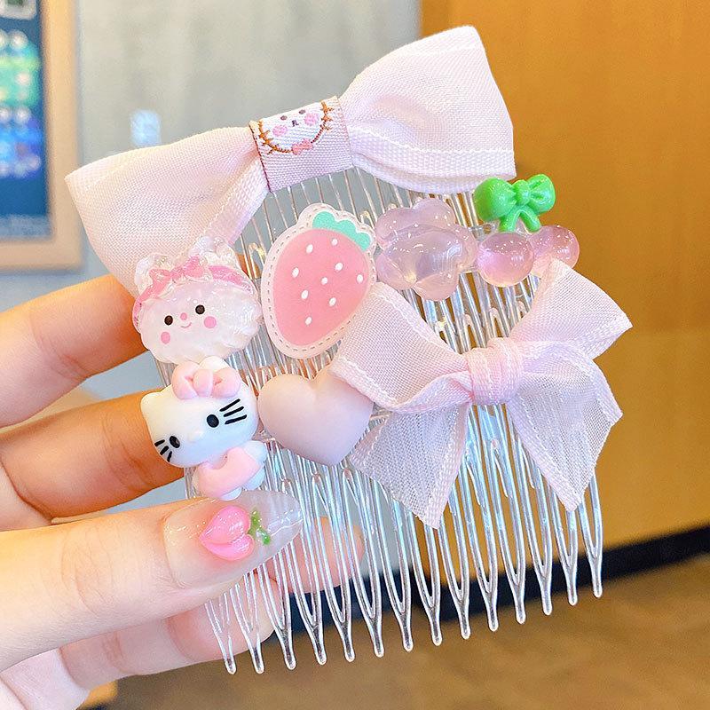 Children's Hairpin Comb Girl's Headdress 3pcs/set