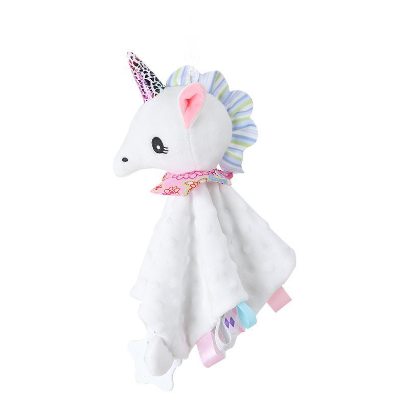 Baby animal card bed hanging towel toy