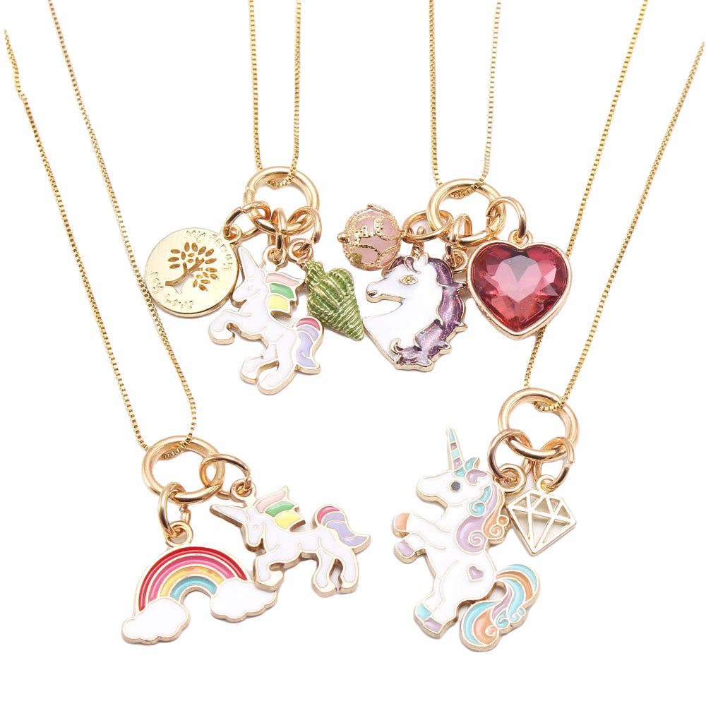 Kid Lovely Unicorn Necklace Wholesale