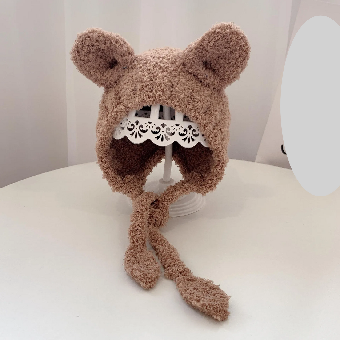 Cute Cartoon Baby Plush Hat - Winter Warmth for Infants