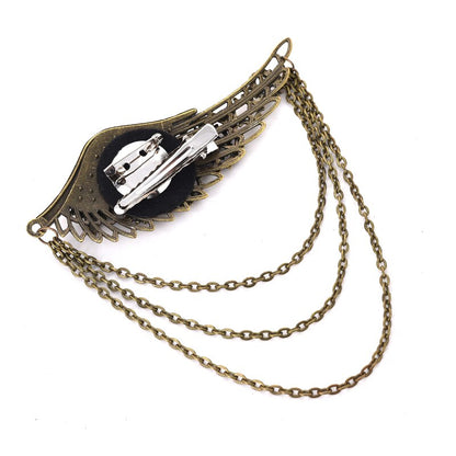 Steampunk Victorian Gears Mini Top Hat Gothic Lace Hair Accessory
