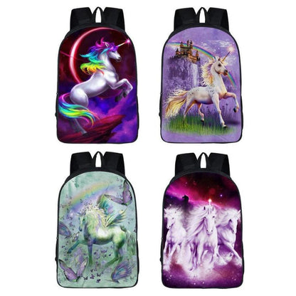 Majestic Unicorn Print Backpack