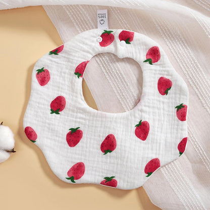 Pure Cotton Six-layer Gauze Baby Bib 360 Degrees Saliva Towel Wholesale