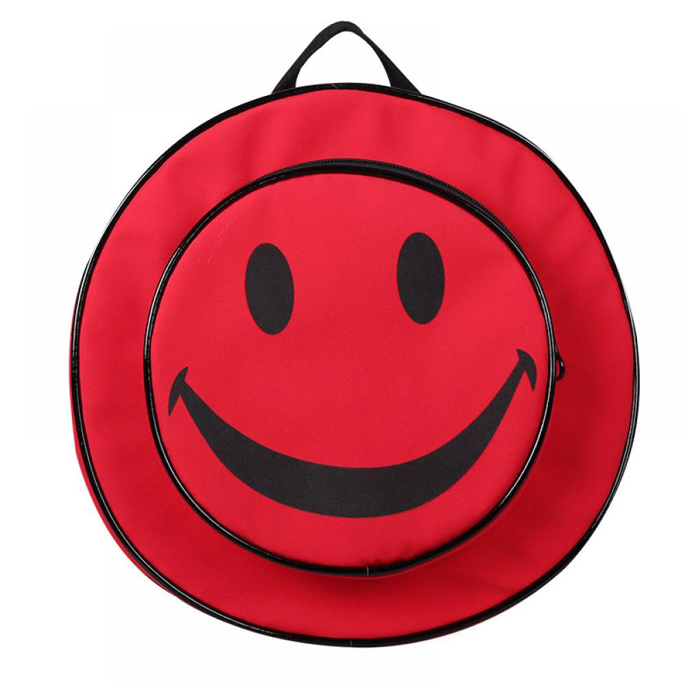 Neutrals Cartoon Children Casual Backpack Smiley Face