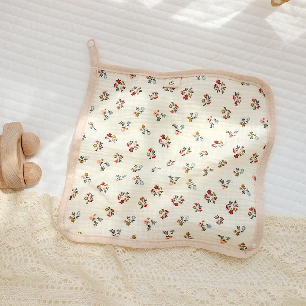 Summer Newborn Baby Double Layer Cotton Gauze Bib