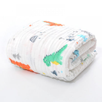 Infant Pure Cotton Bath Towel Six Layers Of Gauze