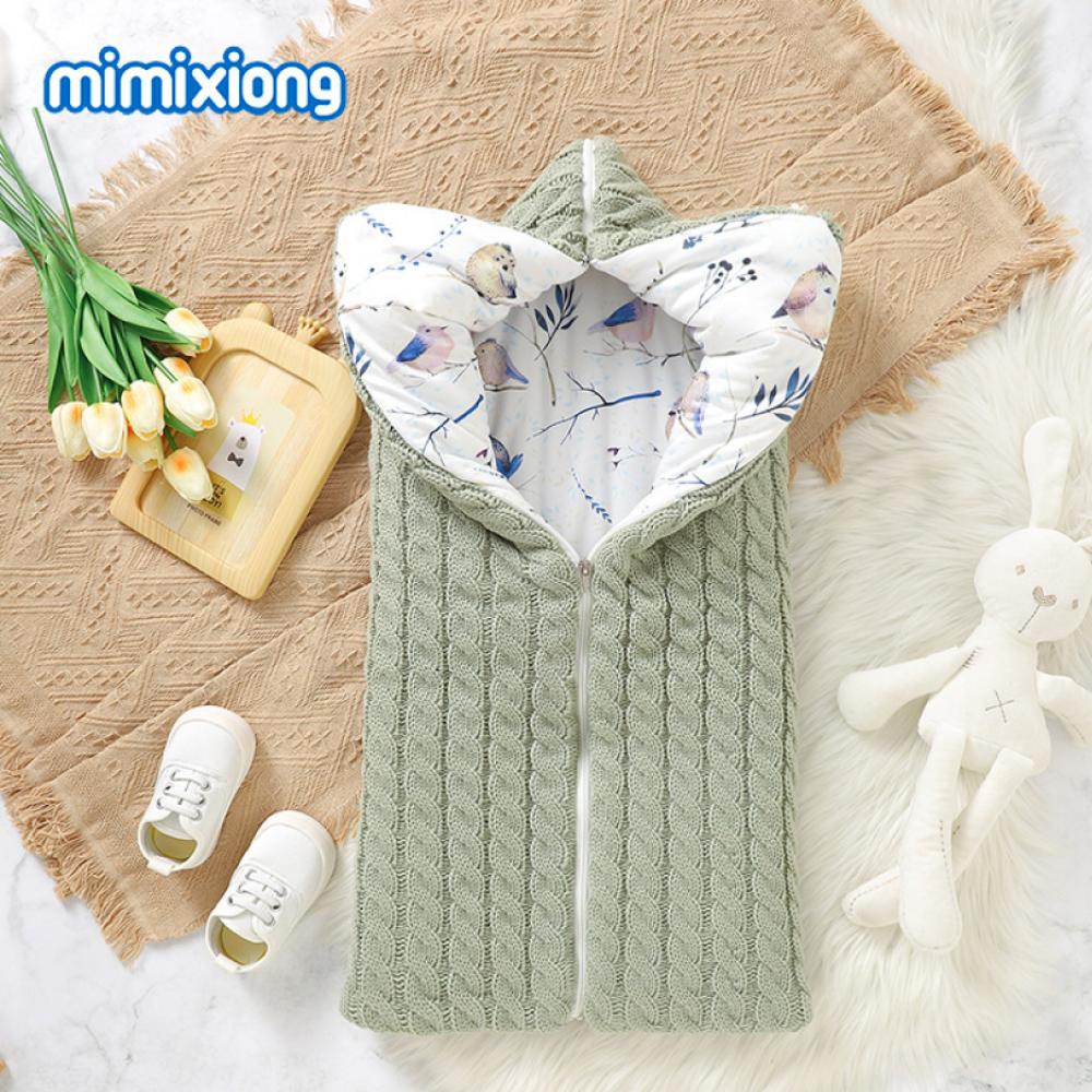 INS Autumn and Winter Baby Sleeping Bag Newborn Thickened