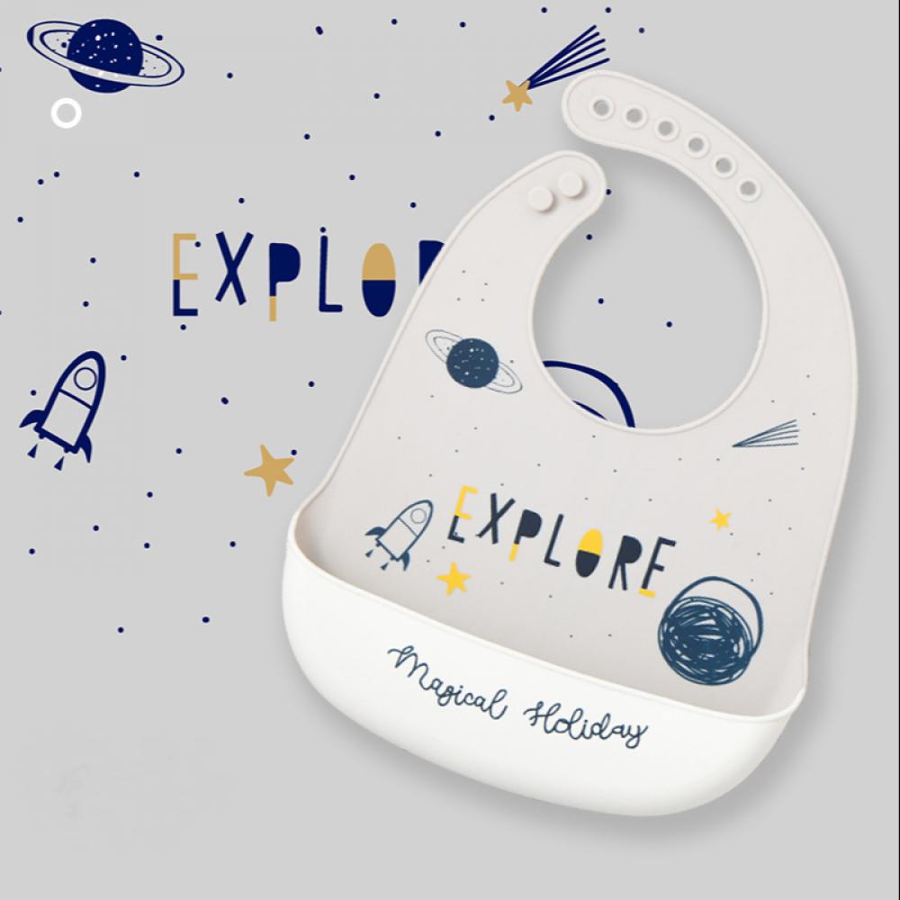 Baby Silicone Bib Waterproof Bib Wholesale Baby Accessories