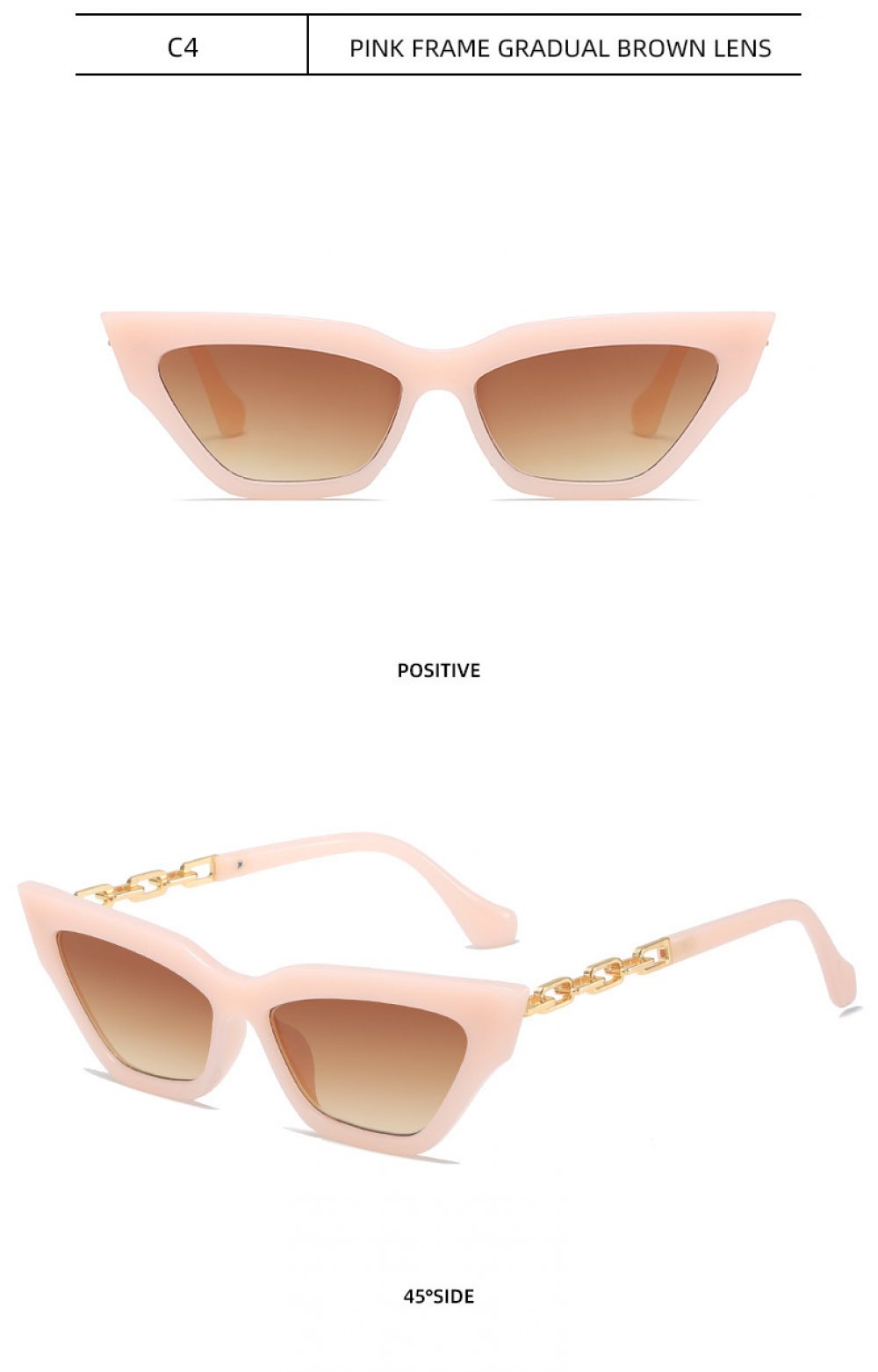 Fashion Universal Sunglasses Personality Versatile Street Shooting Female Small Face Temperament Chain Foot Sunglasses Wholesale