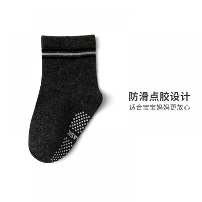 Pack of 12 Baby Non Slip Socks with Non Skid Soles for Toddlers