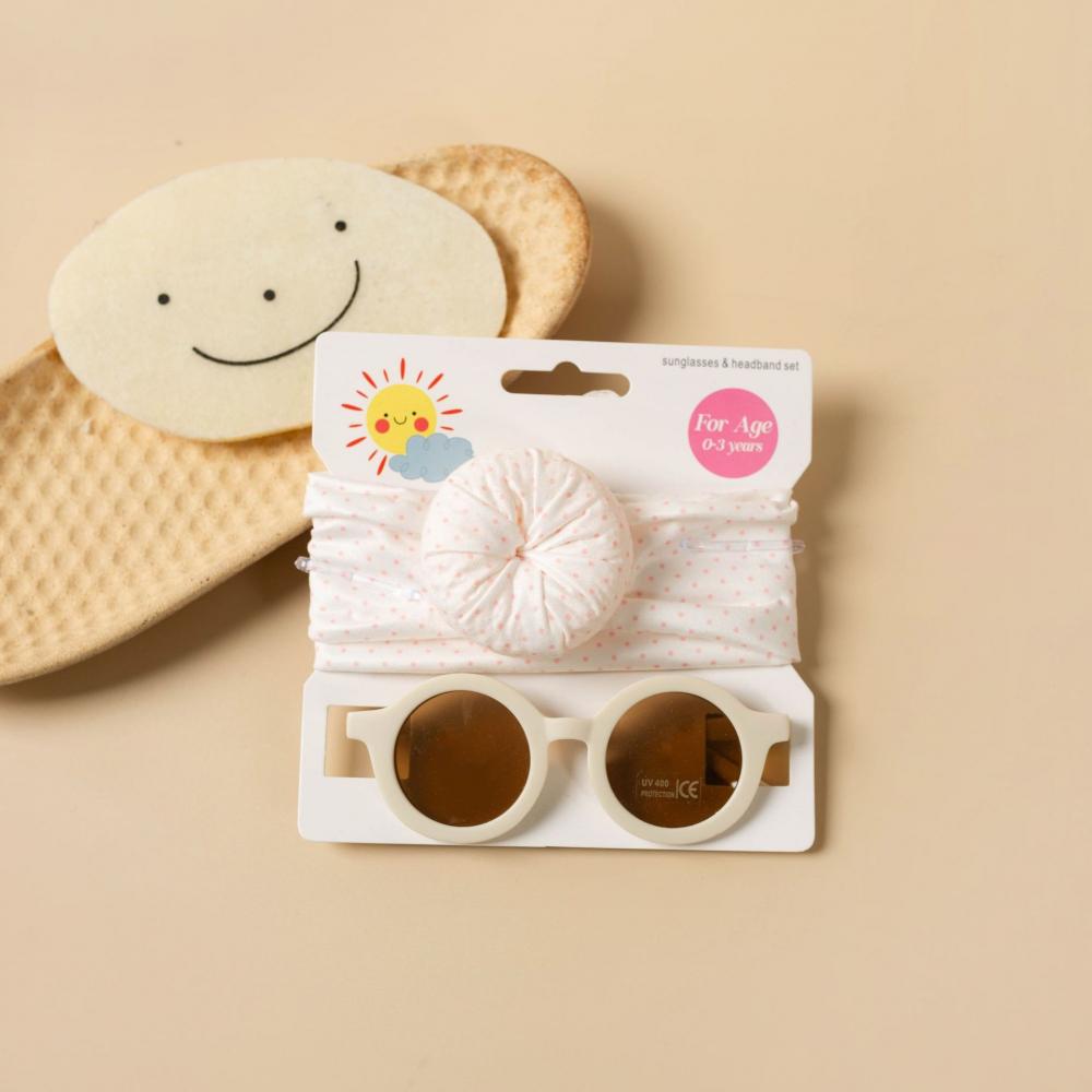 2PCS Children's sunglasses hair band set