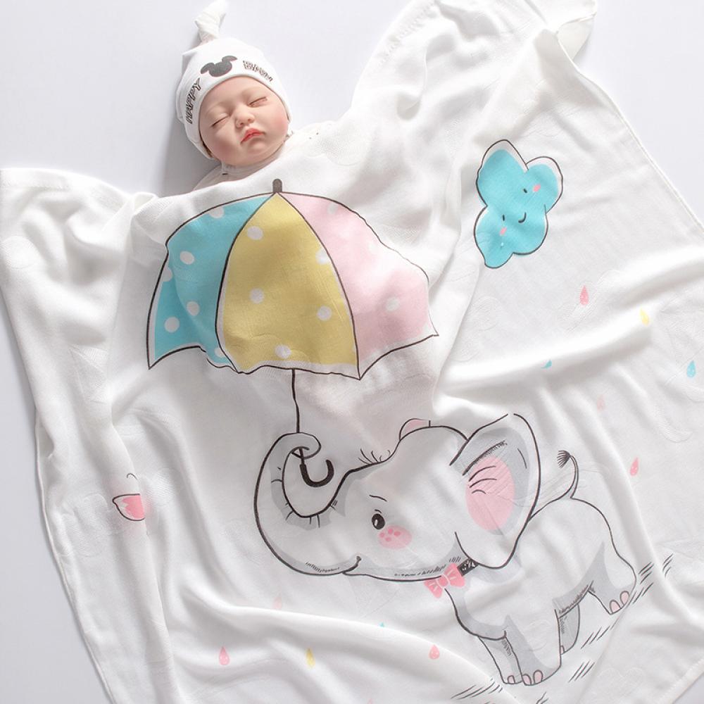 Baby Summer Double Gauze Bamboo Fiber 110*110CM