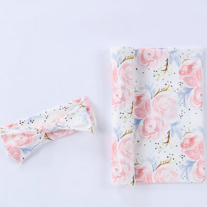 Towel Wrapping Supplies Newborn Cotton Caps Blankets