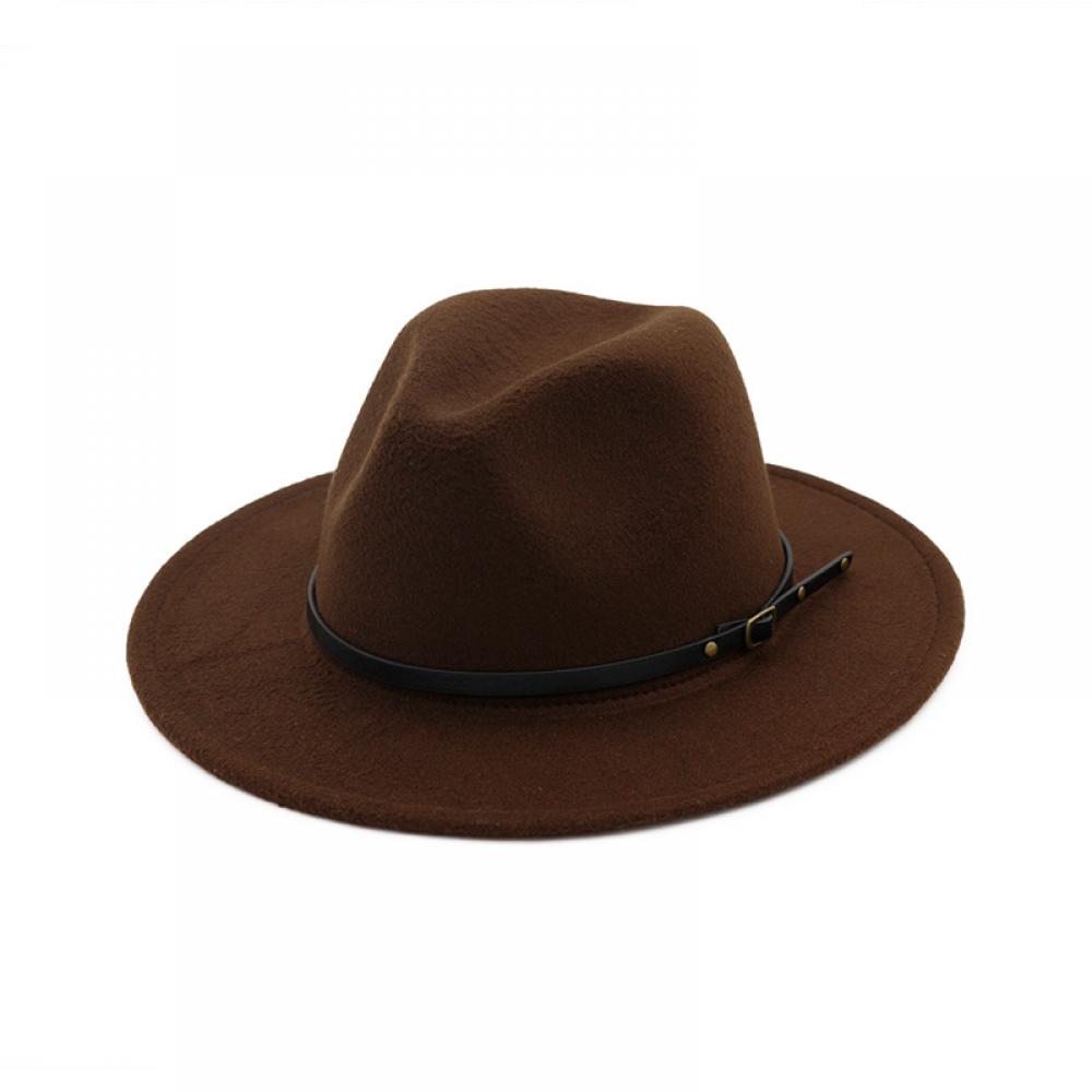 Jazz Hat Autumn And Winter British Retro Top Hat Fashion Women's Woolen Hat Wholesale Women's Hats