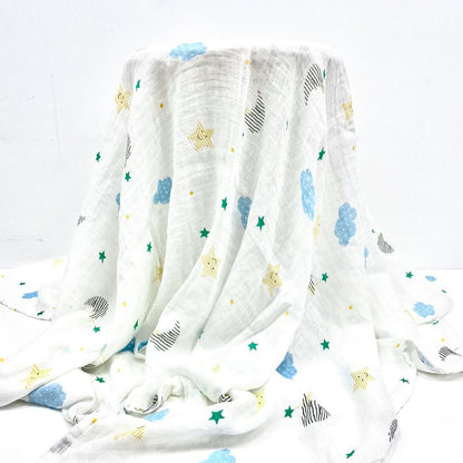 Baby Gauze Blanket Newborn Swaddling Towel Bamboo Cotton