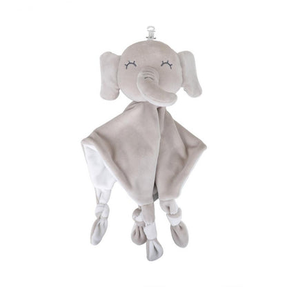 Cartoon Elephant Rabbit Baby Security blanket Baby Bib