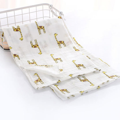Double Layer Cotton Gauze Printed Baby Blanket Wholesale