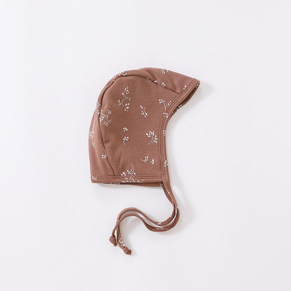 Baby Hat Four Seasons Cute Print Ear Protection Cap