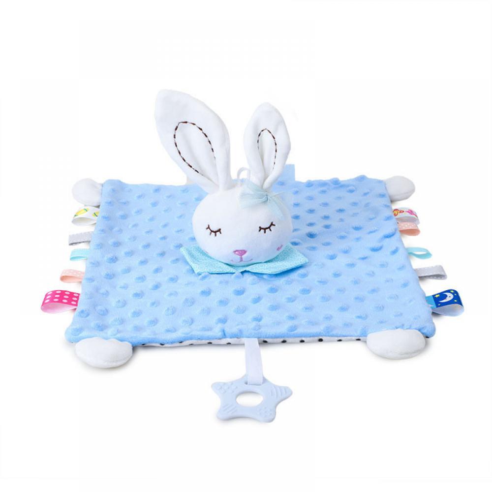 Cute Cartoon Animal Soothing Towel Baby Security blanket Wholesale Baby Bibs