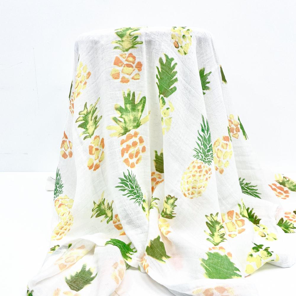 Baby Gauze Blanket Newborn Swaddling Towel Bamboo Cotton