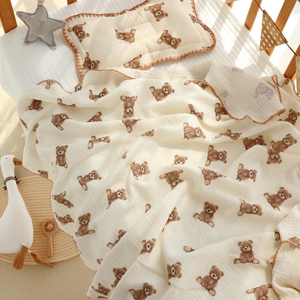Baby Gauze Blanket Summer Thin Blanket Muslin Wholesale Baby Blankets
