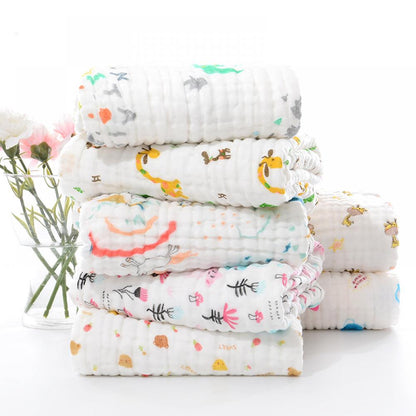 Infant Pure Cotton Bath Towel Six Layers Of Gauze