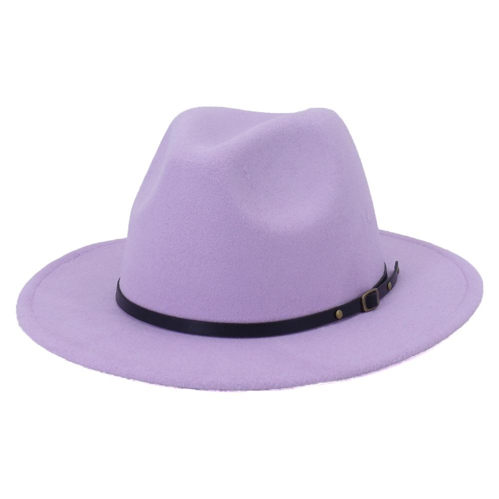 Jazz Hat Autumn And Winter British Retro Top Hat Fashion Women's Woolen Hat Wholesale Women's Hats