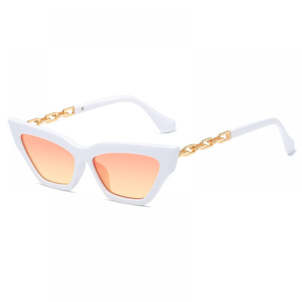 Fashion Universal Sunglasses Personality Versatile Street Shooting Female Small Face Temperament Chain Foot Sunglasses Wholesale