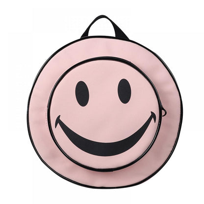 Neutrals Cartoon Children Casual Backpack Smiley Face