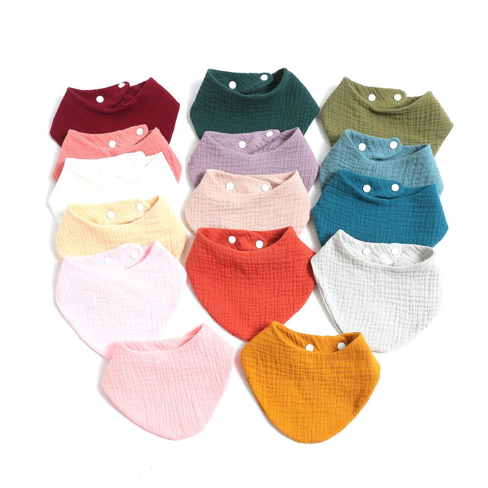 Newborn Baby Bibs Cotton Double Gauze Saliva Towel