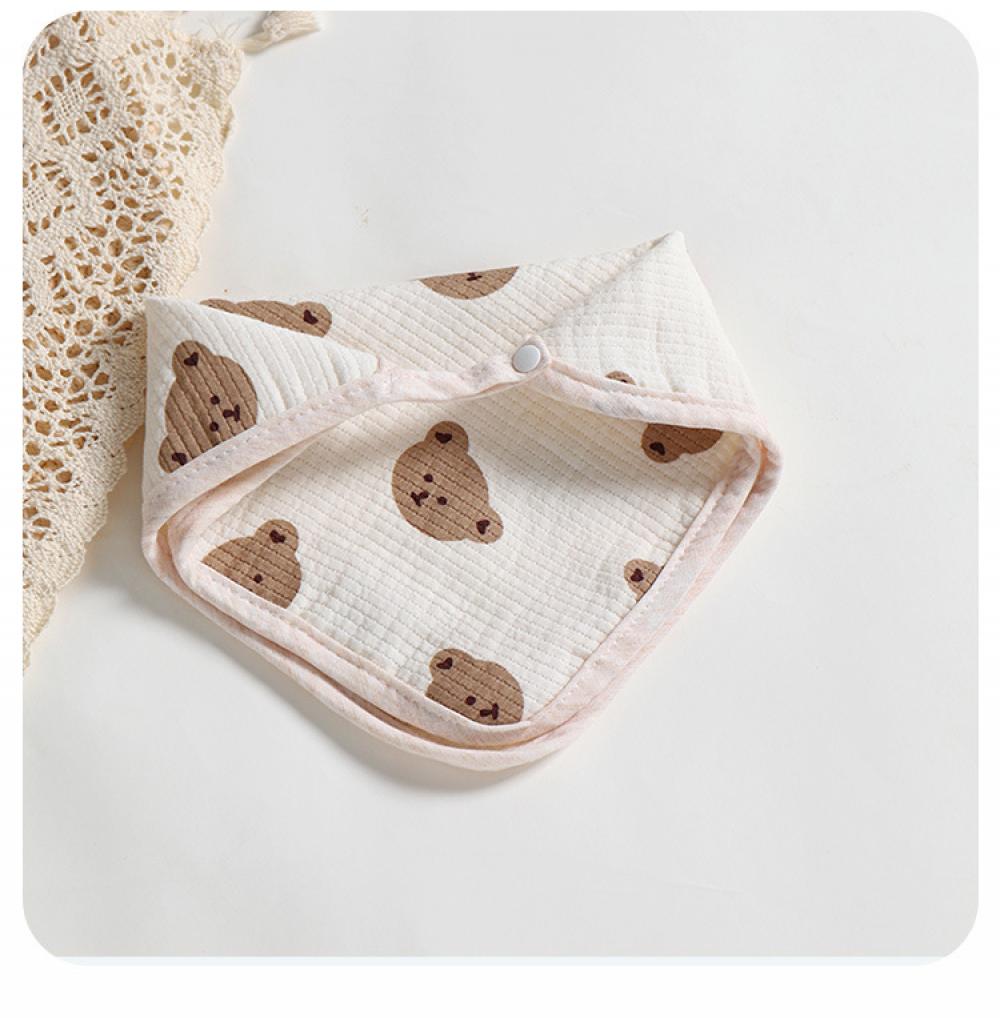Newborn Baby Square Bib Baby Gauze Bib Wholesale
