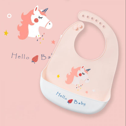 Baby Silicone Bib Waterproof Bib Wholesale Baby Accessories