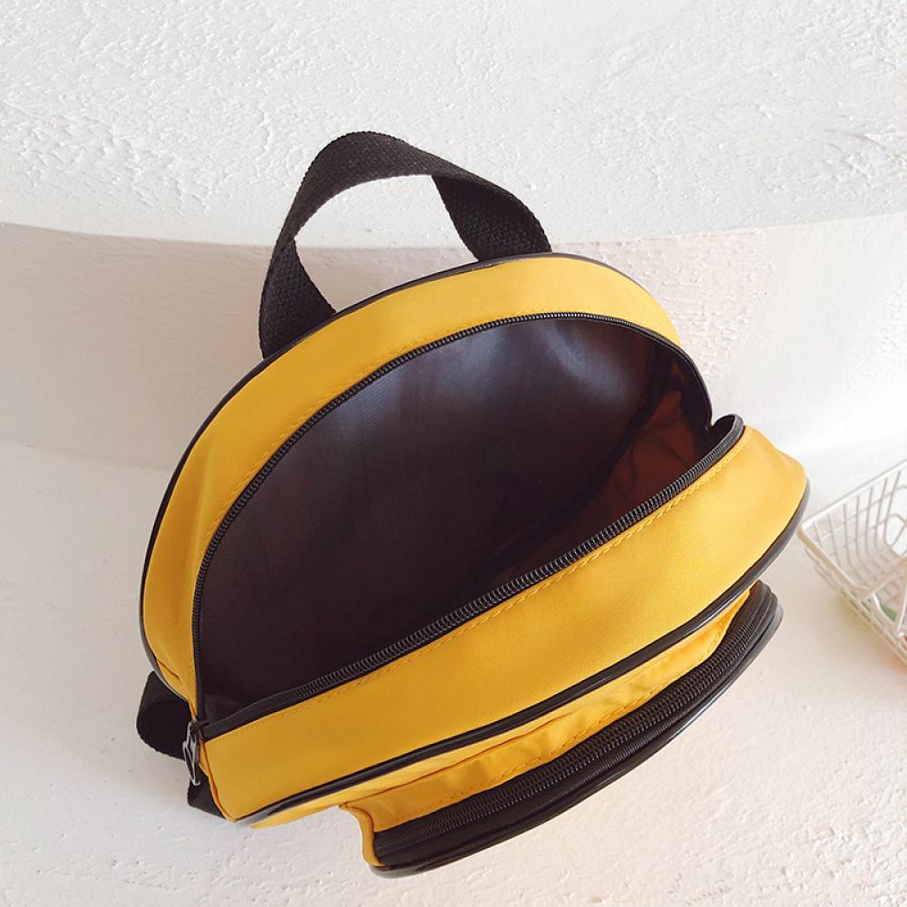 Neutrals Cartoon Children Casual Backpack Smiley Face