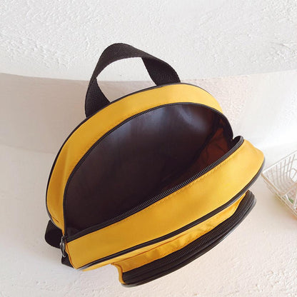 Neutrals Cartoon Children Casual Backpack Smiley Face