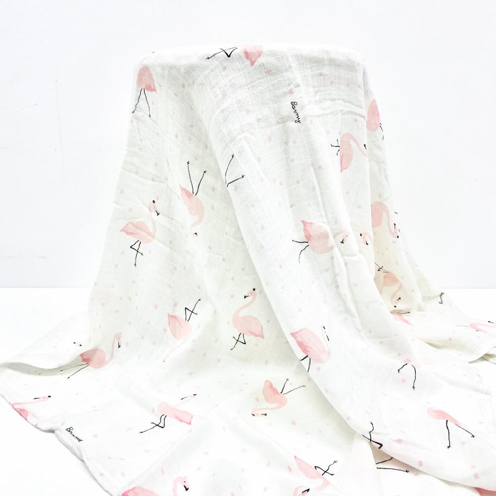 Baby Gauze Blanket Newborn Swaddling Towel Bamboo Cotton