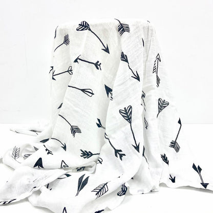 Baby Gauze Blanket Newborn Swaddling Towel Bamboo Cotton