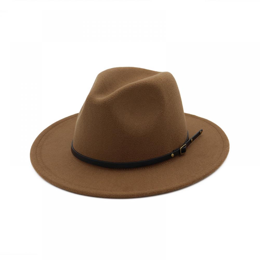 Jazz Hat Autumn And Winter British Retro Top Hat Fashion Women's Woolen Hat Wholesale Women's Hats