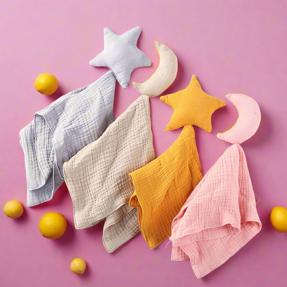 INS Pure Cotton Baby Double Gauze Bib Baby  Wholesale