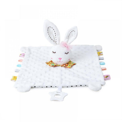 Cute Cartoon Animal Soothing Towel Baby Security blanket Wholesale Baby Bibs