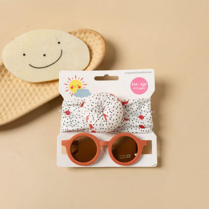 2PCS Children's sunglasses hair band set