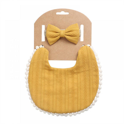 INS Baby Bib Cotton Bow Suit Wholesale Bib