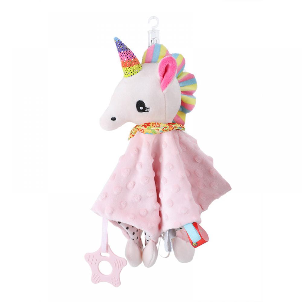 Cute Cartoon Animal Soothing Towel Baby Security blanket Wholesale Baby Bibs