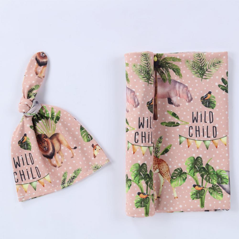Towel Wrapping Supplies Newborn Cotton Caps Blankets