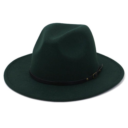 Jazz Hat Autumn And Winter British Retro Top Hat Fashion Women's Woolen Hat Wholesale Women's Hats
