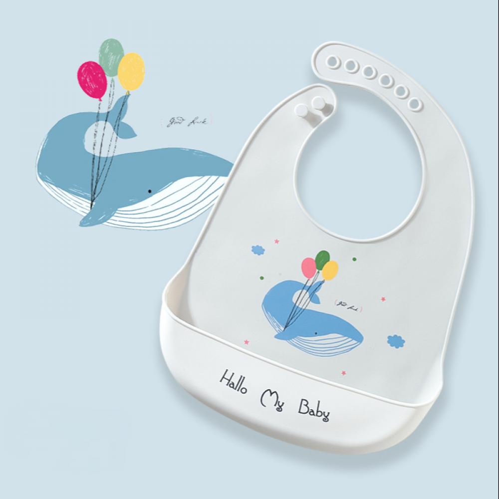 Baby Silicone Bib Waterproof Bib Wholesale Baby Accessories