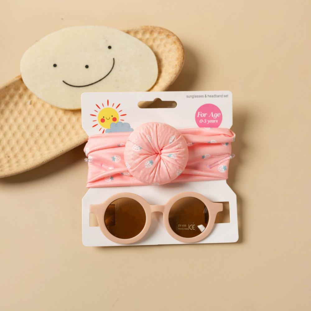 2PCS Children's sunglasses hair band set