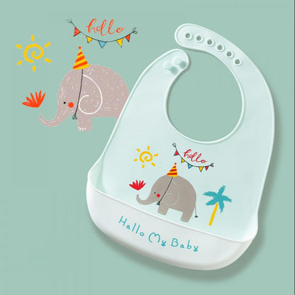 Baby Silicone Bib Waterproof Bib Wholesale Baby Accessories