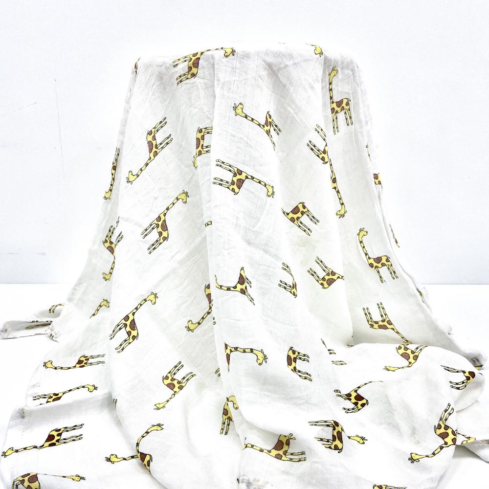 Baby Gauze Blanket Newborn Swaddling Towel Bamboo Cotton