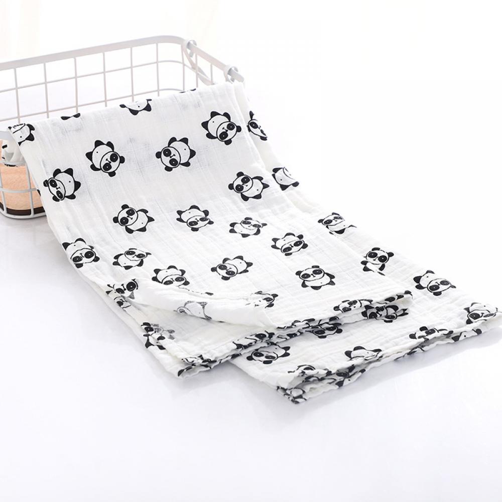 Double Layer Cotton Gauze Printed Baby Blanket Wholesale
